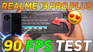 REALME 13 PRO PLUS BGMI TEST 90 FPS 🔥🥵