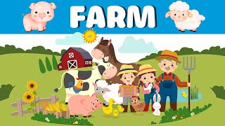 Farm Animals Galore! English Words for Little Learners | Discover Farm Animals – English Learning