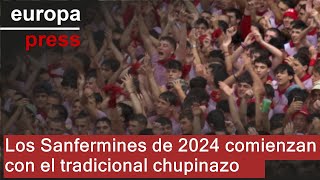 Los Sanfermines de 2024 comienzan con el tradicional chupinazo