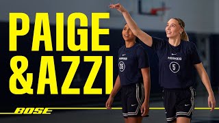 Paige Bueckers and Azzi Fudd Hear Their Music and Teammates with Ultra Open Earbuds | Bose