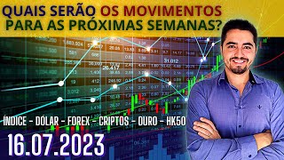 ESTUDO DO GRAFICO SEMANAL - MERCADO FINANCEIRO 15 07 2023