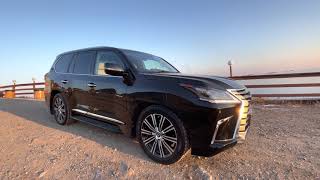 Обзор Lexus LX570 2018 года Правый руль