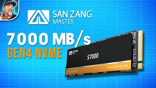 SANZANG MASTER S7000 - Blazing Fast Gen 4 NVMe SSD!