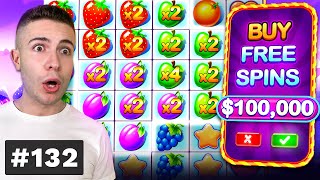 $100000 BONUS BUYS on Gems Bonanza and Fruit Party - AyeZee Stream Highlights #132