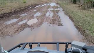 2021 Yamaha Grizzly 700 ESP 1st ride in the mud!!