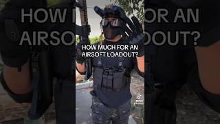 How Much For An Airsoft Loadout? #shorts #short #airsoft #airsoftgi #toys #gaming #milsim #gear #cod