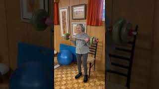 Beverly has improved her strength and balance with personal training