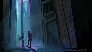 City Lights [ Superhero AU Speedpaint | check desc ]