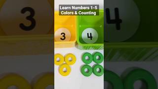 Learn Numbers 1-5, Counting, & Colors Activity | Educational Videos for Toddlers