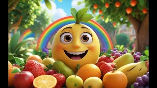 "Fruity Fun! 🍎🍌🍊 | Fun Fruit Rhyme for Kids" #funny #learning #kidsvideo #kids #reels #play #gaming