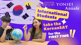 [KoReacts] Yonsei International Students take the CSAT! 🇰🇷📝