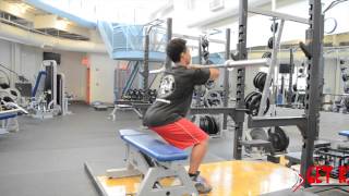 Tutorial | Front Barbell Squat to Bench