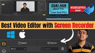 Best Video Editing Software for Low End PCs | TunesKit AceMovi Video Editor with Screen Recorder