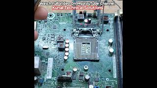 CPU Related Fault Solution In HP Desktop Motherboard #shorts #motherboardrepair #chiplevelrepairing