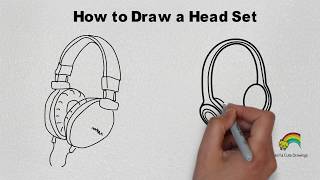 How to Draw Headphones