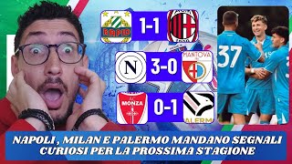 ⚠️ NAPOLI , MILAN E PALERMO 🤔CONTINUANO A DARE SEGNALI PER LA PROSSIMA STAGIONE