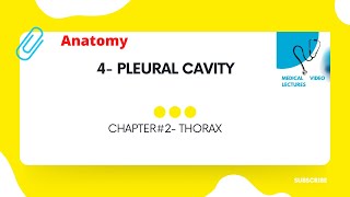 Pleural Cavity | CHAPTER#2- THORAX