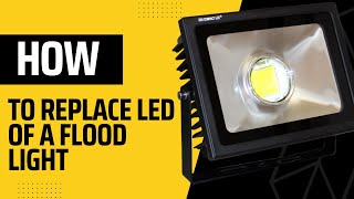 How To Replace LED of A Flood Light #floodlight