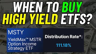 When Is The BEST Time To BUY High Yield ETFs? (Time To Buy MSTY?)