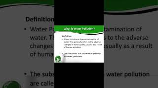 Water pollution #ytshorts