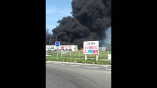 Incendie lyon-Corbas