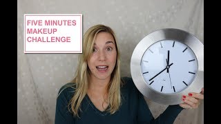 Five Minute Makeup Challenge | Drugstore Makeup