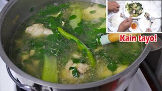 Tinolang Manok | Cooking and Mukbang | 365 days pinoy foods | ASMR Pinoy foods