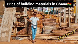 BUILDING IN GHANA: Exploring the Prices of Cement, iron rodes, woods, blocks, binding wires!!