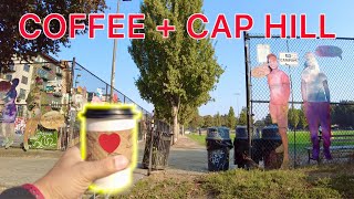 Seattle Coffee Talk + Morning Walk In Capitol Hill | Cal Anderson Park ☕️