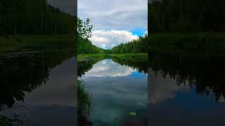 Река Широкая и небеса #река #мир #мирвокруг #river #relax #природнаятерапия #природа #небо