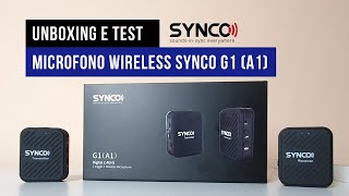 Unboxing e test Microfono Wireless Synco G1 (A1)