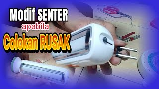 Colokan CAS senter RUSAK