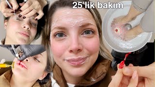 25 YAŞ BAKIMINA GİRDİM! 👄 DUDAK DOLGUSU , BOTOX , KİRPİK LİFTİNG , PROTEZ TIRNAK BÜŞRA PEKTAŞ VLOG