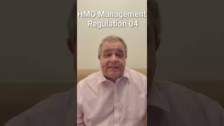 HMO Management Regulation 4