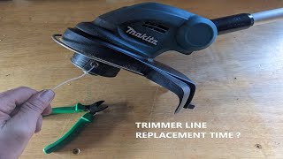 MAKITA DUR181Z Strimmer line replace / Install new string trimmer line