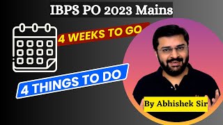 Must Watch before you prepare for IBPS PO Mains 2023!