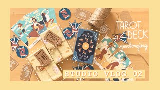 STUDIO VLOG 02 | Roller World Tarot Deck Etsy Shop Restock