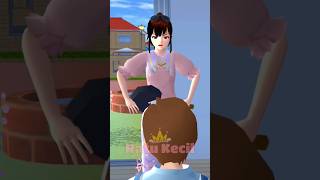 Dasar Yuta Baby Mona jatuh ke sumur bukanya bilang langsung #sakuraschoolsimulator #sakura #shorts