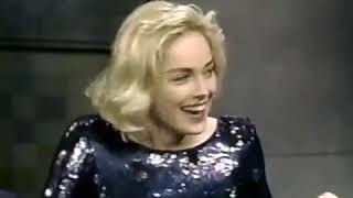 Sharon Stone on Late Night