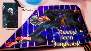 Painting BTS Jungkook: A Timelapse #bts #jungkook #전정국 #btsfanart