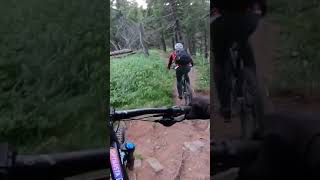 #Shorts our very light enduro MTB trail in local forest