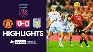 A third consecutive draw for the Red Devils 😬 | Manchester United 0-0 Aston Villa | WSL Highlights