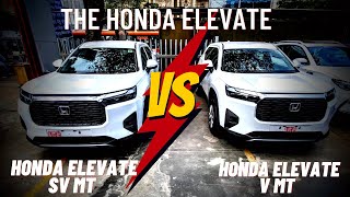 Honda elevate 2023 🤝| Defence Between SV MT and V MT 🤝 #honda #hondaelevate #elevate