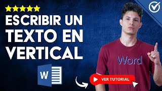 Cómo ESCRIBIR un TEXTO en VERTICAL en Word | ↪️ Rotar o Girar la Palabra ↪️