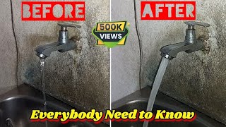 Slow Water Tap Solution | Tap Choke Solution | Easy Cleaning Tips #plumbing #plumber #tap #clean