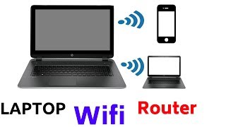 How to make Laptop as Wifi Hotspot for other devices -2018