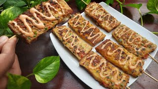 විනාඩි 5න් පාන් වලින් රස ස්නැක් එකක් / 5 Minutes Bread Snacks Recipe #snacks #breadsnacks