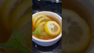 GINGER and LEMON TEA