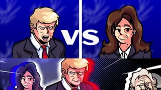 Friday night funkin' Rap to the White House - Lore debate mix (Trump and Harris)