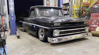 Paul’s C10 airing out and laying frame